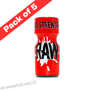 Pack of 5 XX Raw Poppers