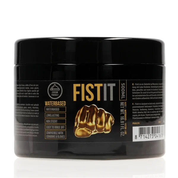 Fist It Numbing Black Label Water-Based Lubricant 500ml