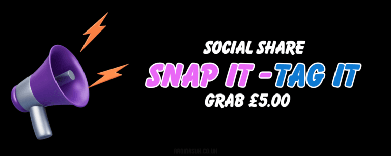 Social Share Reward - AromasUK